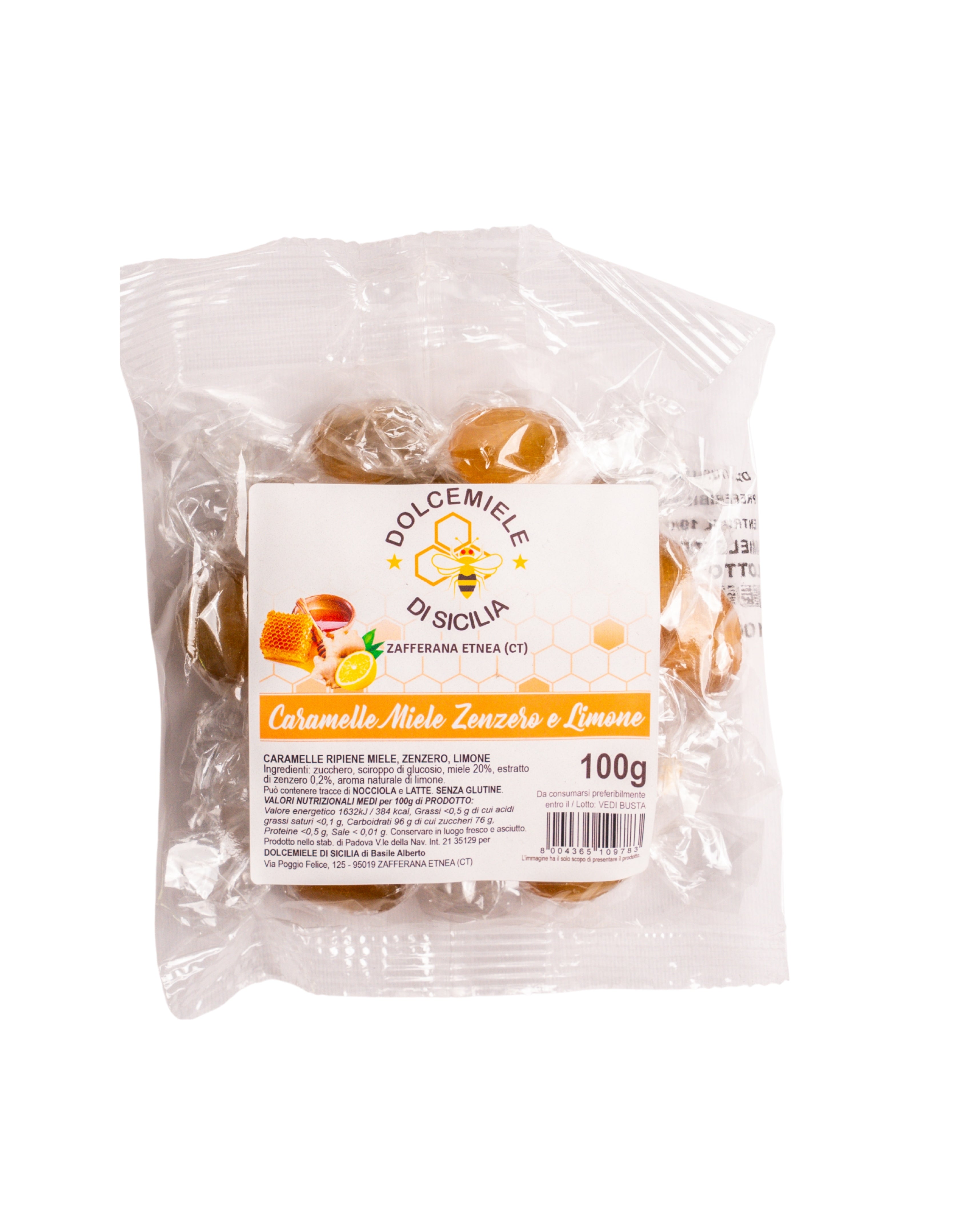 Caramelle Miele, Zenzero e Limone – Dolcemiele di Sicilia