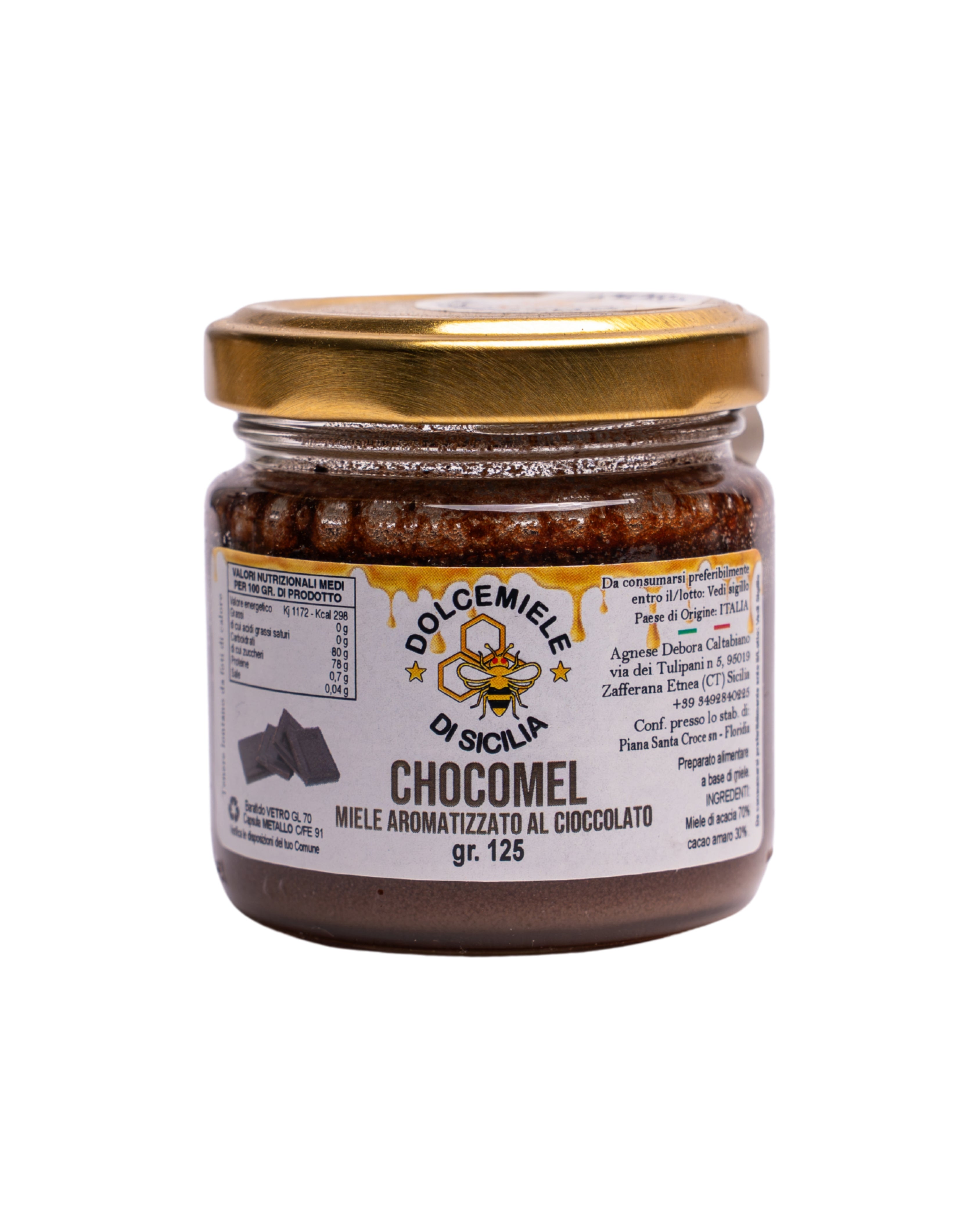 Chocomel – Miele aromatizzato al Cioccolato – Dolcemiele di Sicilia