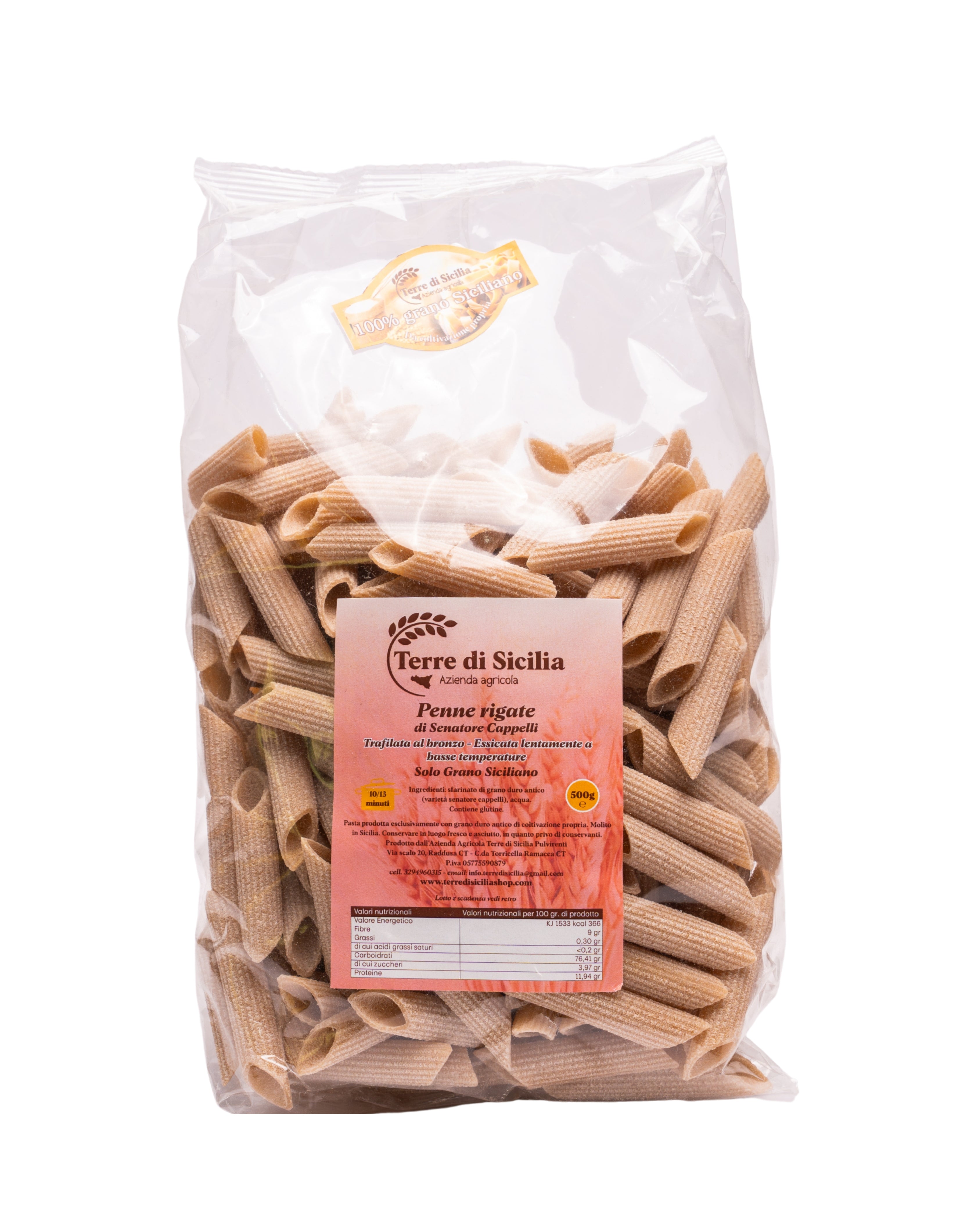 Penne Rigate di Senatore Cappelli – Terre di Sicilia