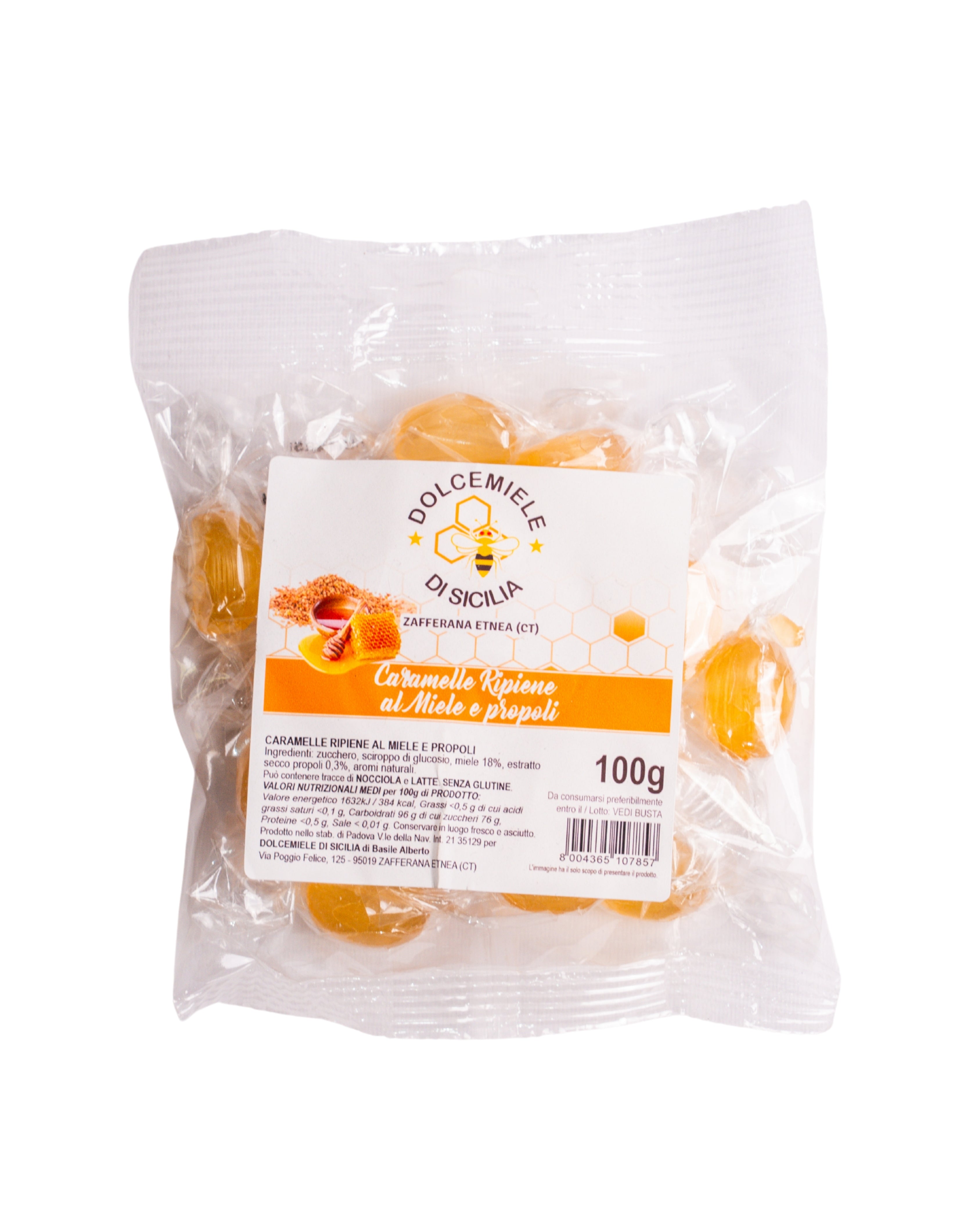 Caramelle Ripiene al Miele e Propoli – Dolcemiele di Sicilia